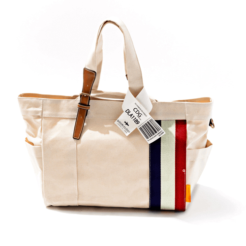 【DOUBLELOOP】JOURNEY resort tote “LARGE”「フランス×生成」/帆布トートバッグ