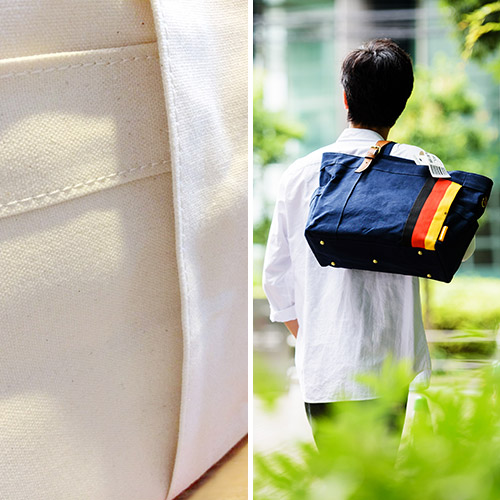 【DOUBLELOOP】生地とベルトが選べる JOURNEY resort tote“LARGE” /帆布トートバッグ