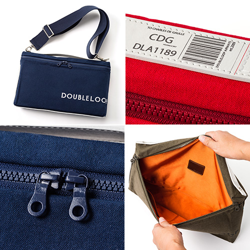 【DOUBLELOOP】JOURNEY resort “CLUTCH”/帆布ショルダークラッチバッグ