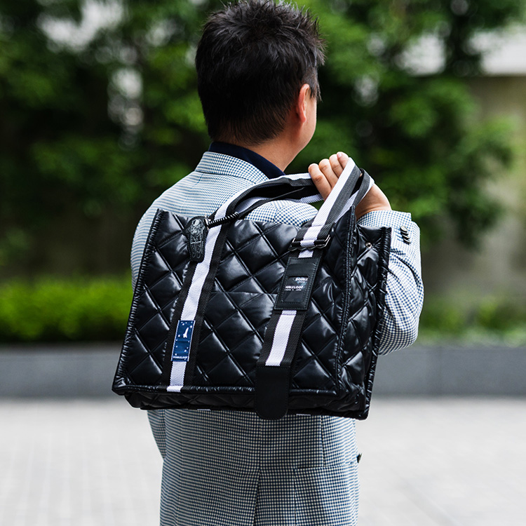 【DOUBLELOOP】JOURNEY SQUARE LARGE TOTE「SPACE」