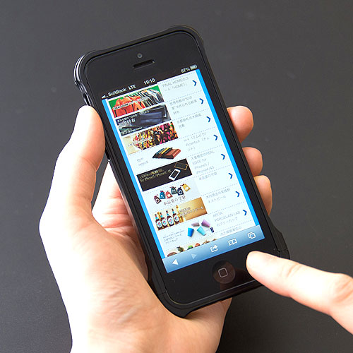 REAL EDGE C-1 for iPhone5/Mat Black