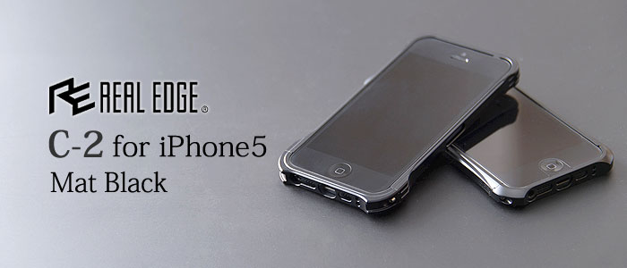 REAL EDGE C-1 for iPhone5/Mat Black