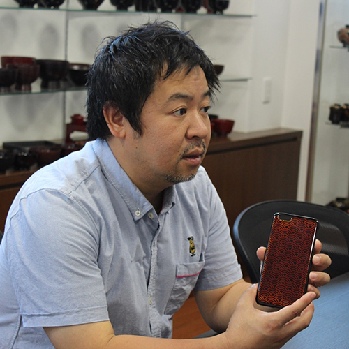 【土直漆器】iPhone 6/6s用 漆塗カバーケース
