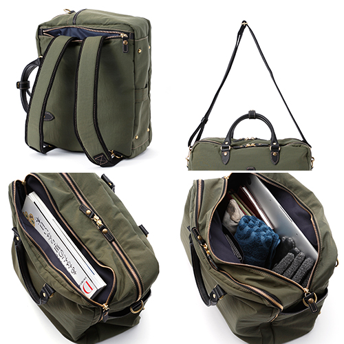【Folna】マットナイロン4WAYブリーフバッグ