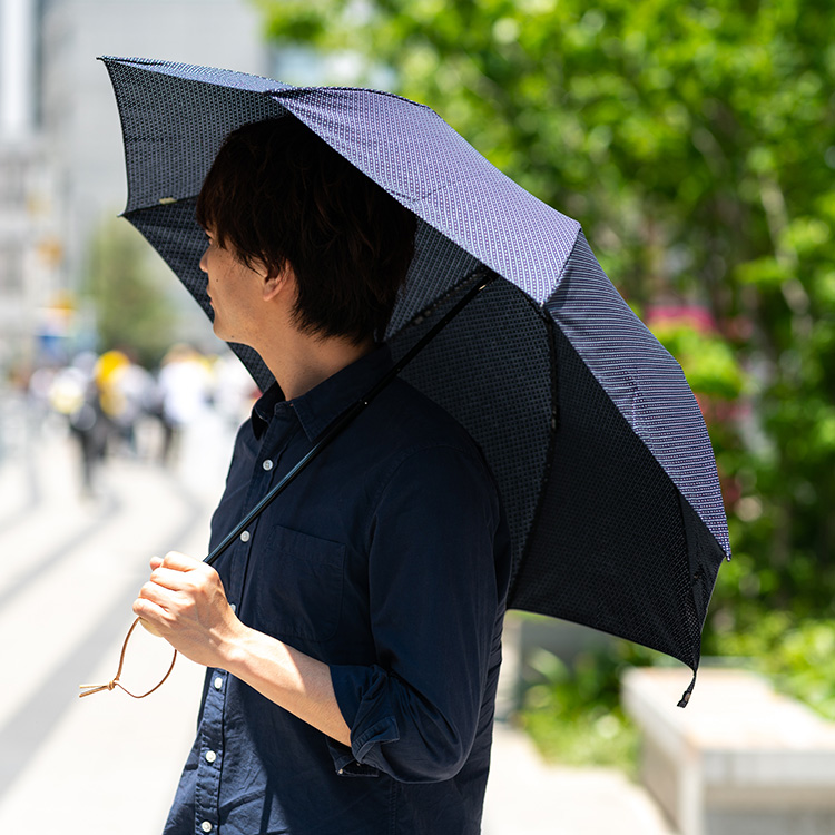 【WAKAO】晴雨兼用メンズ折りたたみ傘（3060）｜藤巻百貨店　公式通販サイト｜日傘　晴雨兼用　レイングッズ　日本製　メンズ