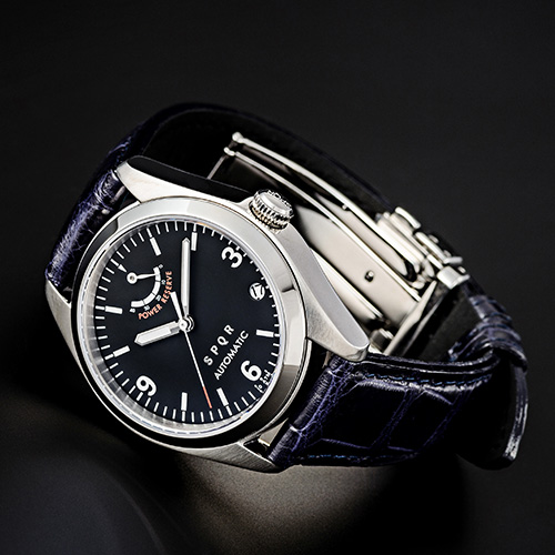 【SPQR】Ventuno pr「初代バージョン復刻モデル腕時計 クロコダイルバンド」