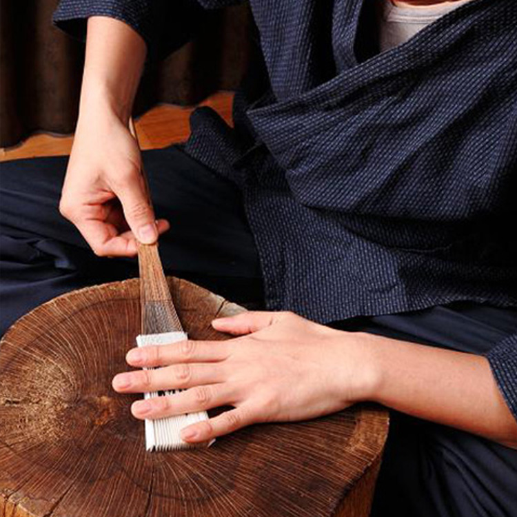 【白竹堂×重野泰正】鹿革(ディアスキン)京鹿の子絞り扇子
