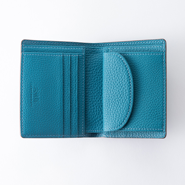 【大峽製鞄】二つ折り財布