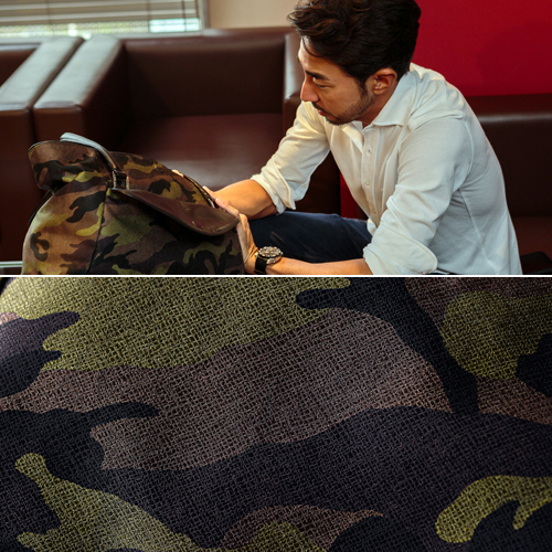 【PELLE MORBIDA】Onda Tote Bag CAMOUFLAGE / Width