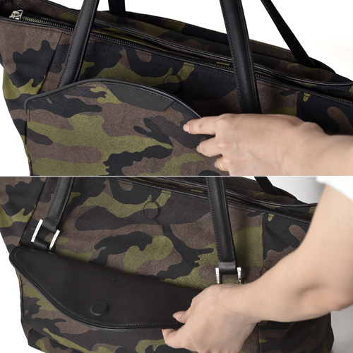 【PELLE MORBIDA】Onda Tote Bag CAMOUFLAGE / Width
