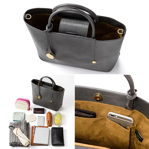 【PELLE MORBIDA】VASCA ROSA /2WAYハンドバッグ(Large)