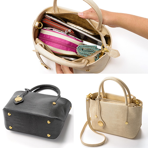 【PELLE MORBIDA】VASCA ROSA /2WAYハンドバッグ(Small)