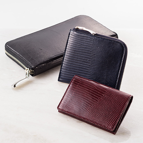 【PELLE MORBIDA】Barca / Card Case -RING LIZARD-