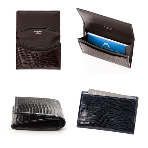 【PELLE MORBIDA】Barca / Card Case -RING LIZARD-