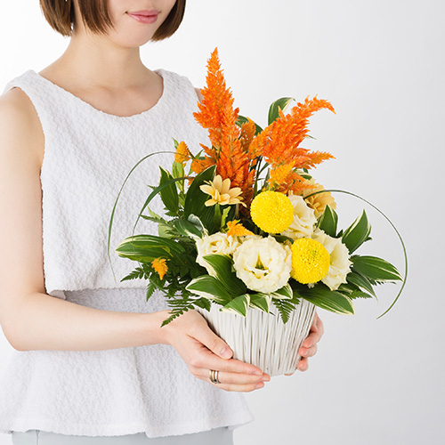 【青山花茂本店】敬老の日フラワーアレンジメント2017
