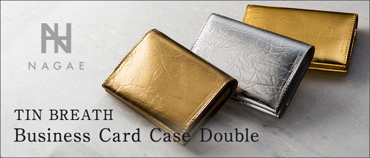 【NAGAE+】TIN BREATH Business Card Case Double