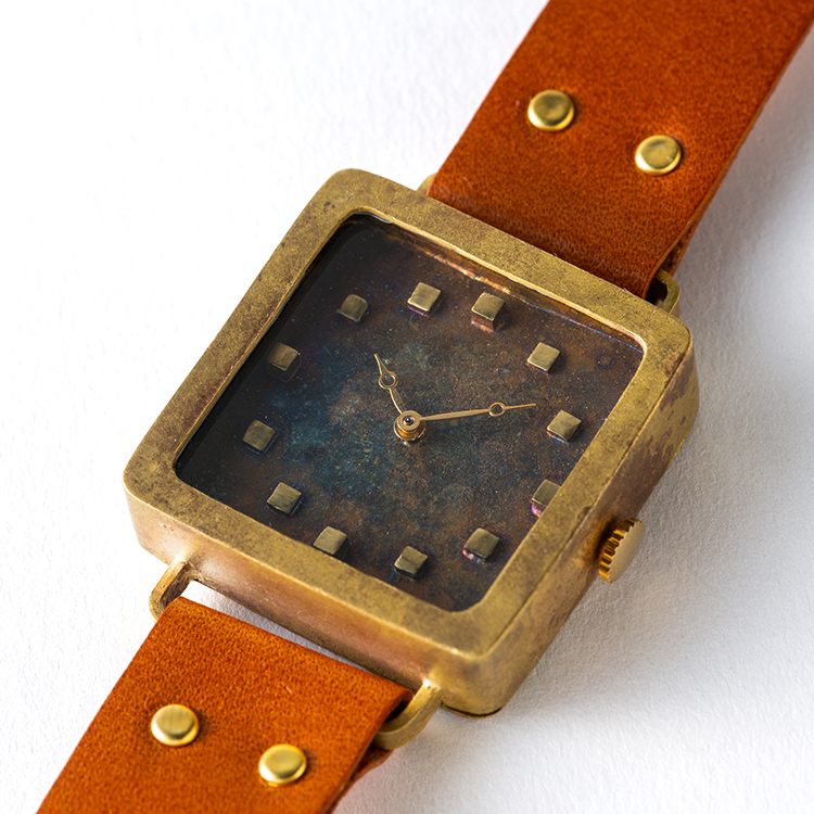 【ArtyArty】クラフト時計／K1「Cristallize gold／aurora」腕時計