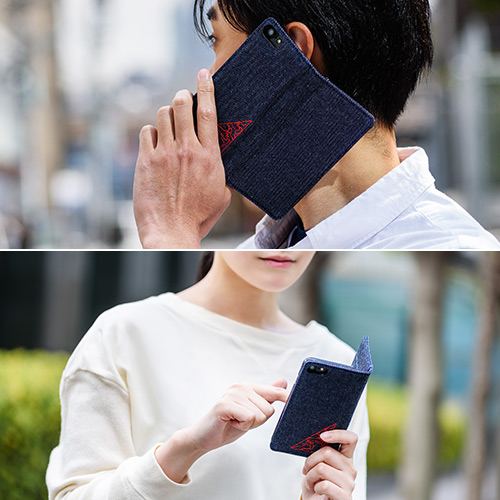 【ELNEST】旅するジーンズ iPhone 6/6S,7ケース