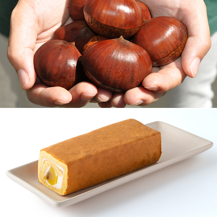 【四万十ドラマ】しまんとロール地栗巻き