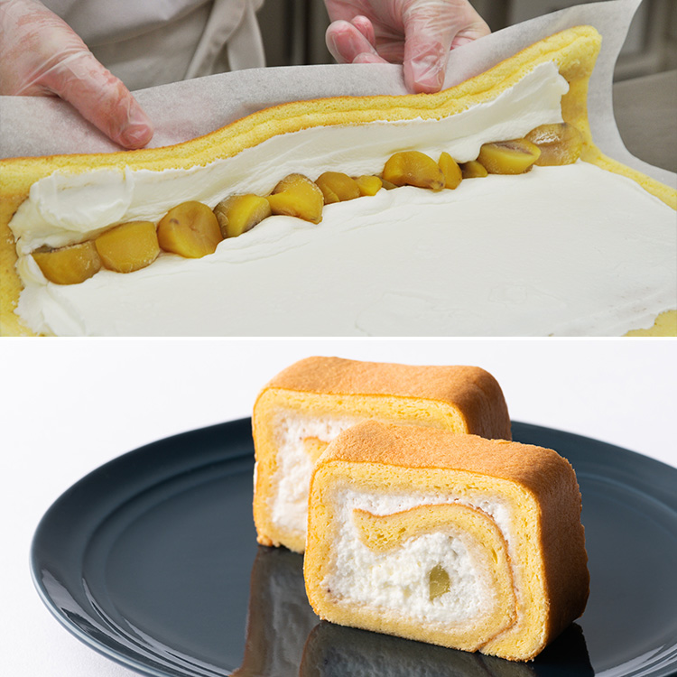 【四万十ドラマ】しまんとロール地栗巻き