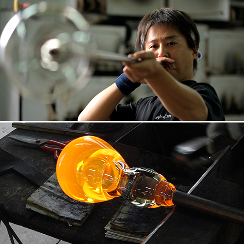 薩摩切子の復元に携わったガラスの吹き師が設立した工房