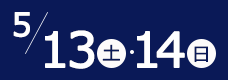 5/13(土)-5/14(日)