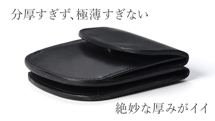 【二宮五郎商店】スカーフェイスホースレザー ラウンドポケットウォレット