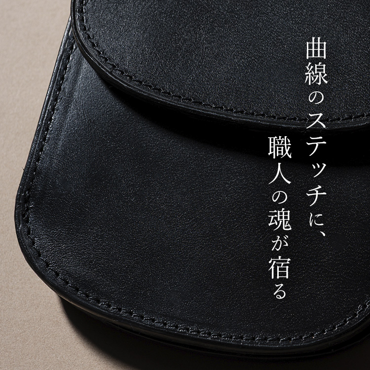 【二宮五郎商店】スカーフェイスホースレザー ラウンドポケットウォレット