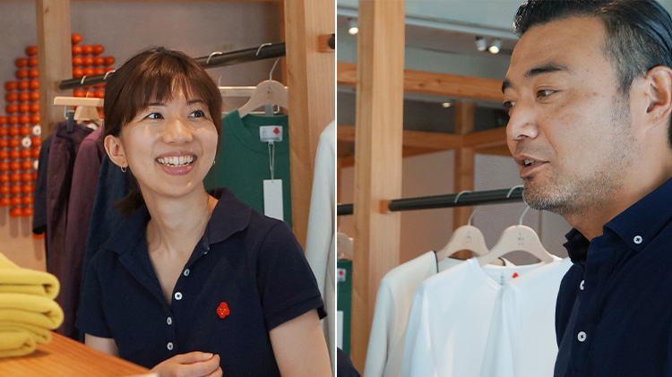 【IKIJI】二引き刺繍パーカー