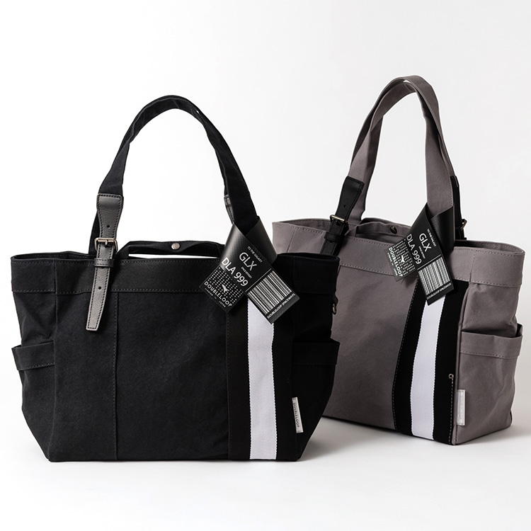 【DOUBLELOOP】JOURNEY resort tote “MEDIUM PLUS”「SPACE」／帆布トートバッグ