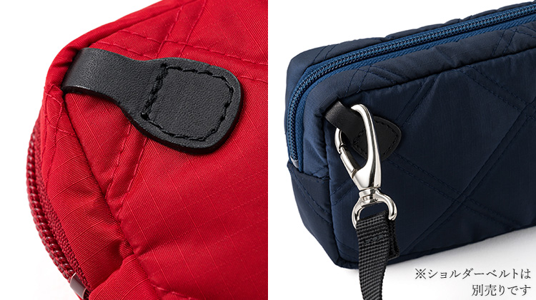 【DOUBLELOOP】ショルダーフック付き POUCH