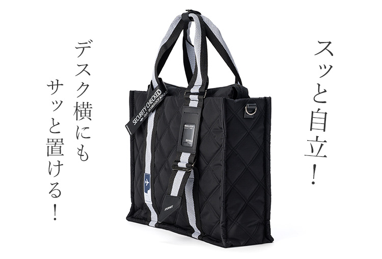 【DOUBLELOOP】“JOURNEY SQUARE” LARGE トートバッグ