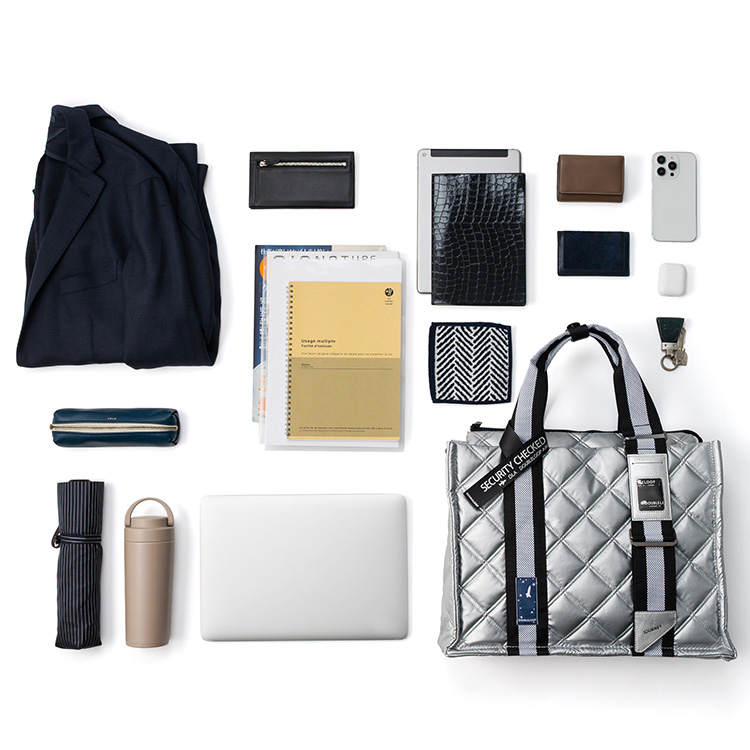 【DOUBLELOOP】“JOURNEY SQUARE” LARGE トートバッグ