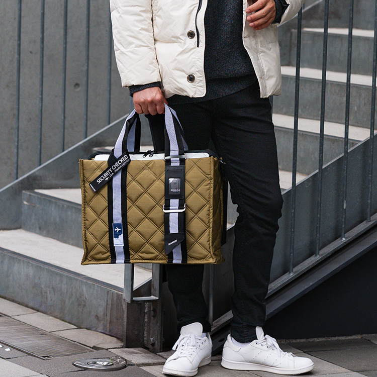 【DOUBLELOOP】“JOURNEY SQUARE” LARGE トートバッグ
