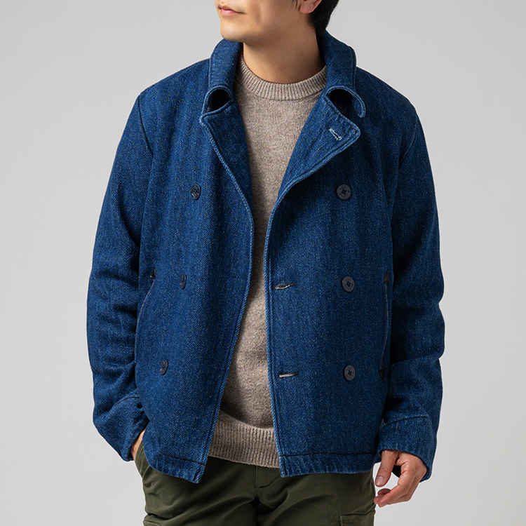 激安特販ビンテージ チェック Pコート ジャケット JKT コート vintage ジャケット・アウター