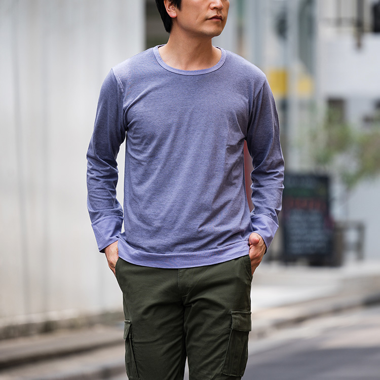 【DOPE&DRAKKAR】Fab Garden クルーネック 長袖Tシャツ