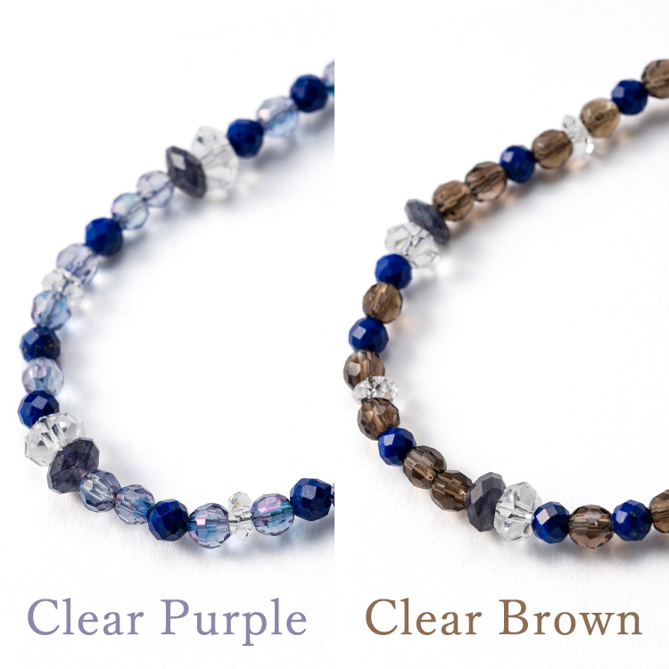 【DOPE&DRAKKAR】ラピスブルー カットブレスレット