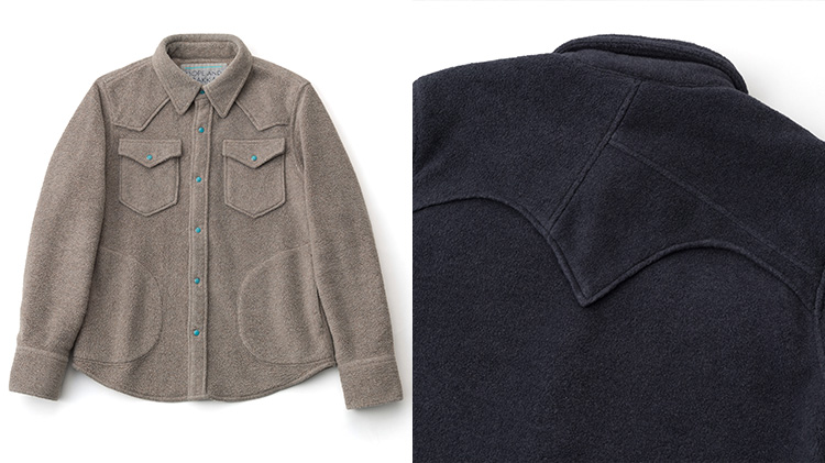 【DOPE＆DRAKKAR】レーヨンフリース ウェスタンジャケット