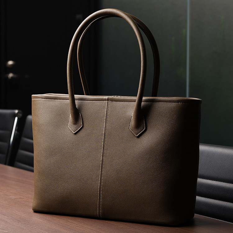 【BROOKLYN MUSEUM】フレンチカーフ トートバッグ（ロワイヤルM）