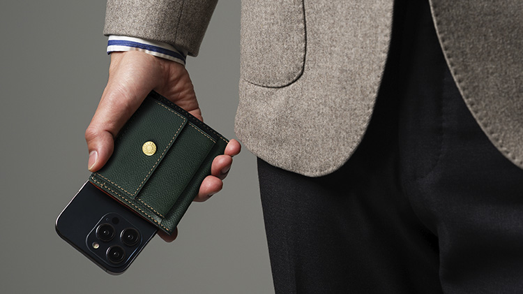 【BROOKLYN MUSEUM】フレンチカーフ ミニスナップ ウォレット