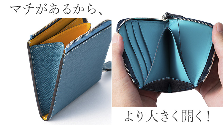 BROOKLYN MUSEUM】フレンチカーフ ハーフLジップウォレット | 藤巻百貨店