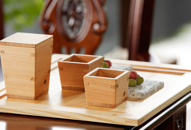 【Miranda Style】以為（おもえらく）日光杉 徳利・枡セット