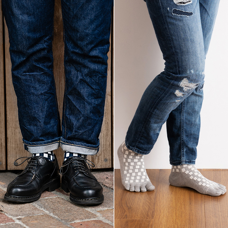 【TUTUMU】五本指靴下 Toe Socks