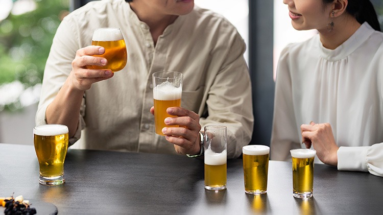 【松徳硝子】ビールグラスコレクション「麦酒盃六種揃」