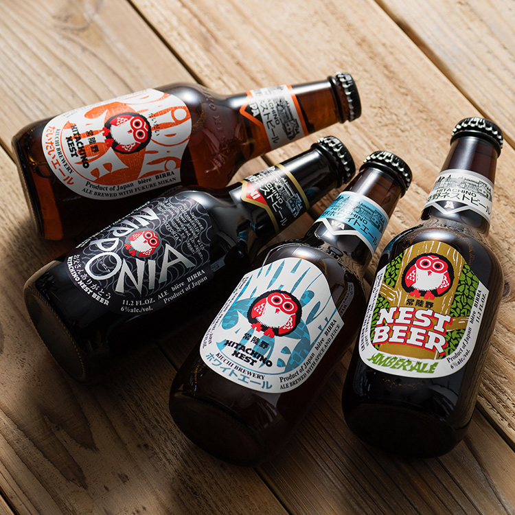 【木内酒造】常陸野ネストビール 厳選4種とグラスのセット