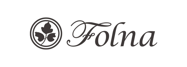 【Folna】木玉付がま口ドット素押し小銭入れ