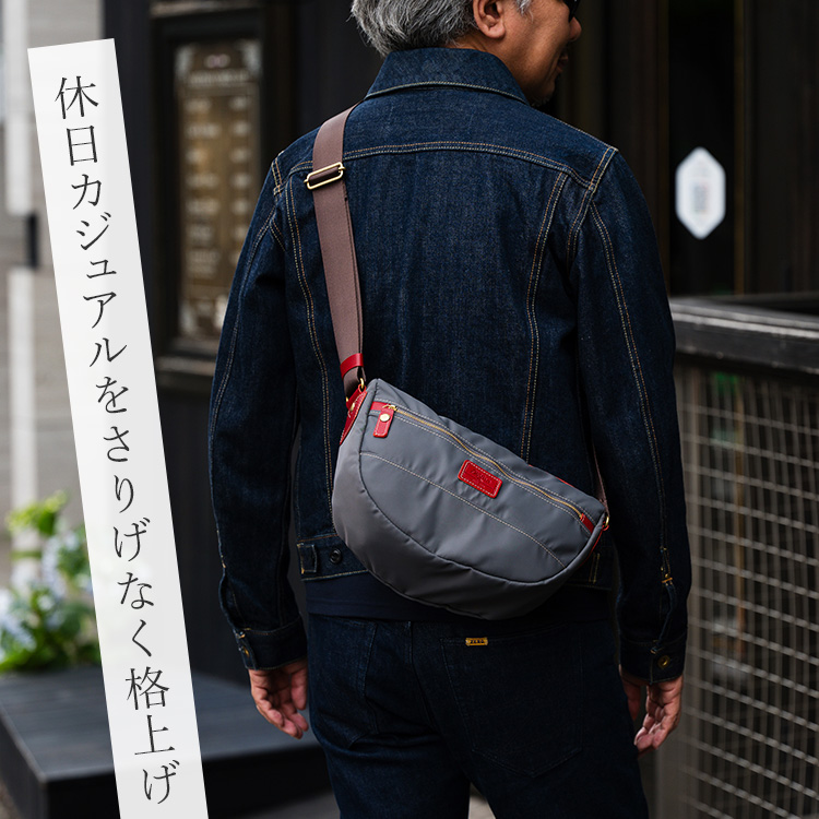 【Folna】藤巻別注 超撥水ナイロンショルダーバッグ