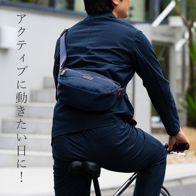 【Folna】藤巻別注 超撥水ナイロンショルダーバッグ