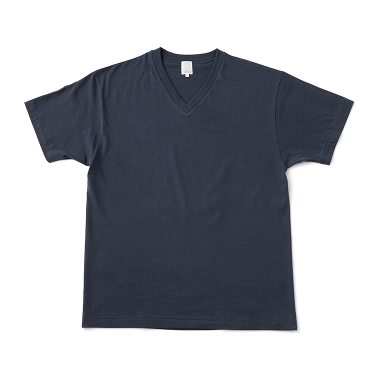 【久米繊維工業】久米繊維謹製”楽”VネックTシャツ
