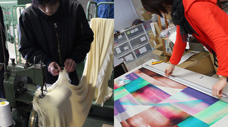 【丸枡染色】ストール